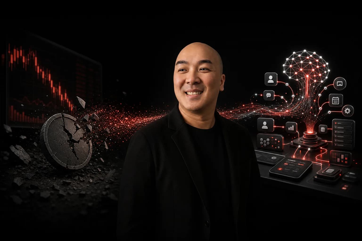 Allan Ta moving from a fading crypto market toward a connected AI automation system