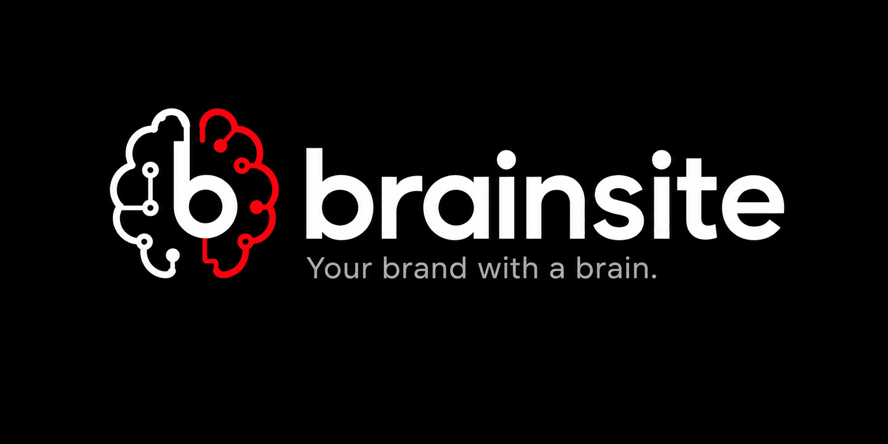 BrainSite logo on black background